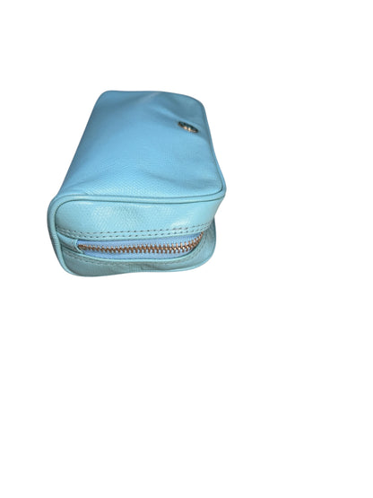 CHANEL LIGHT BLUE COSMETIC POUCH