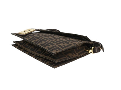 Fendi Zucca Canvas Shoulder/cross body Bag (Vintage FF Monogram)