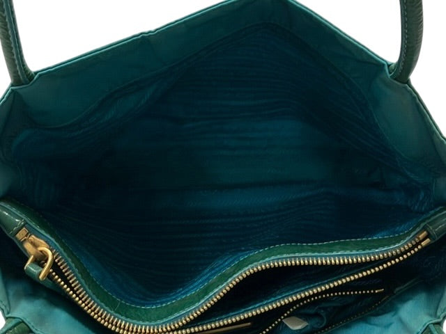 Prada Tessuto City Tote – Turchese Nylon