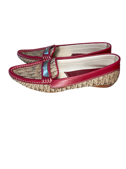CHRISTIAN DIOR TROTTER MONOGRAM LOAFERS – SIZE 38