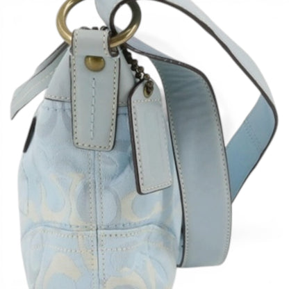 COACH Baby Blue Signature Shoulder Bag