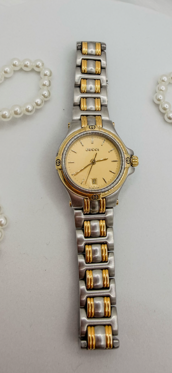 Gucci Vintage Two-Tone Watch