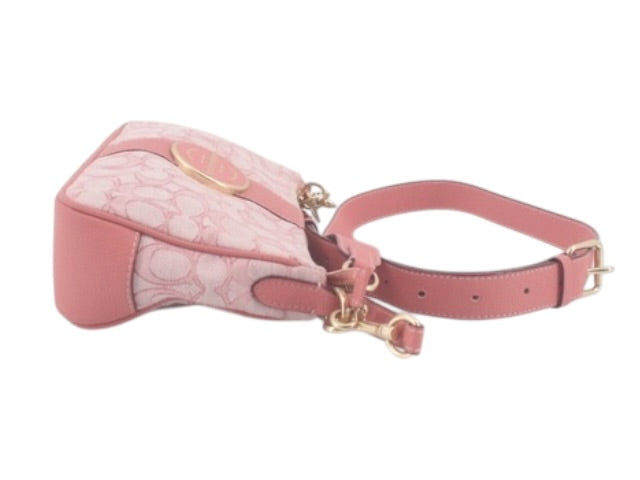 Vintage Coach Signature Swinger Bag – Pink
