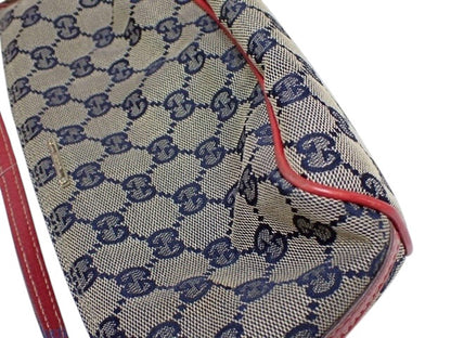 Gucci GG Canvas Red Shoulder Pouch