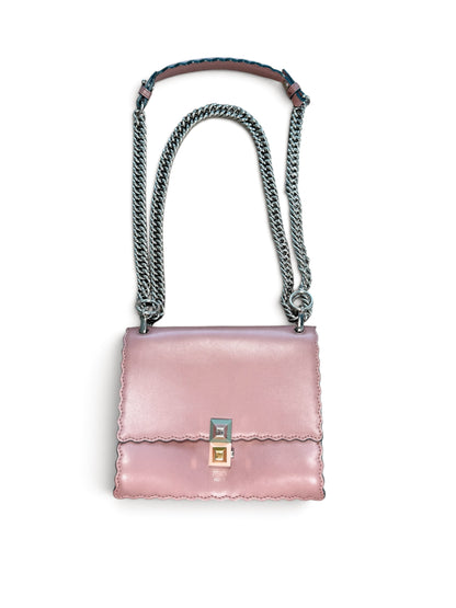 FENDI SCALLOPED LEATHER BAG