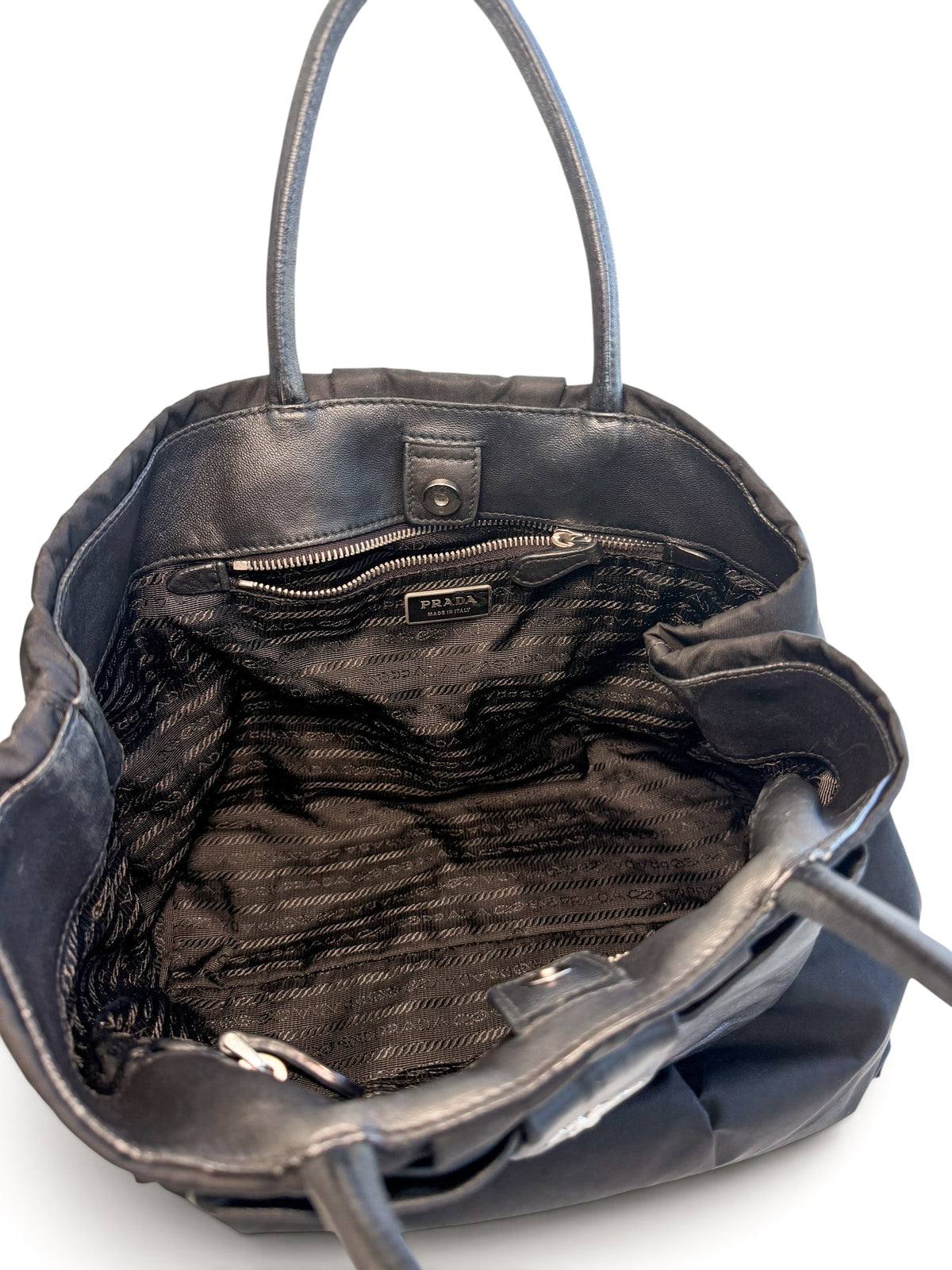 Prada Tessuto Bow Tote Bag