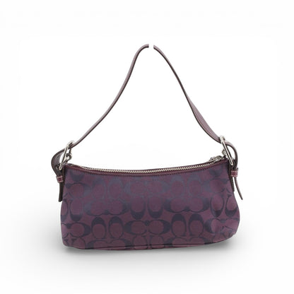 Coach Signature Shoulder Bag – Plum