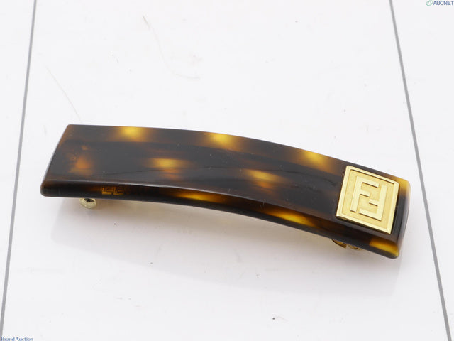 Fendi Logo Hair Barrette