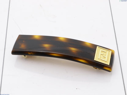 Fendi Logo Hair Barrette