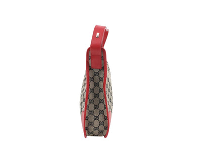 Gucci GG Canvas & Leather Shoulder Bag (001 4205)