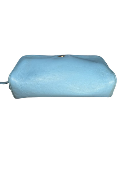 CHANEL LIGHT BLUE COSMETIC POUCH