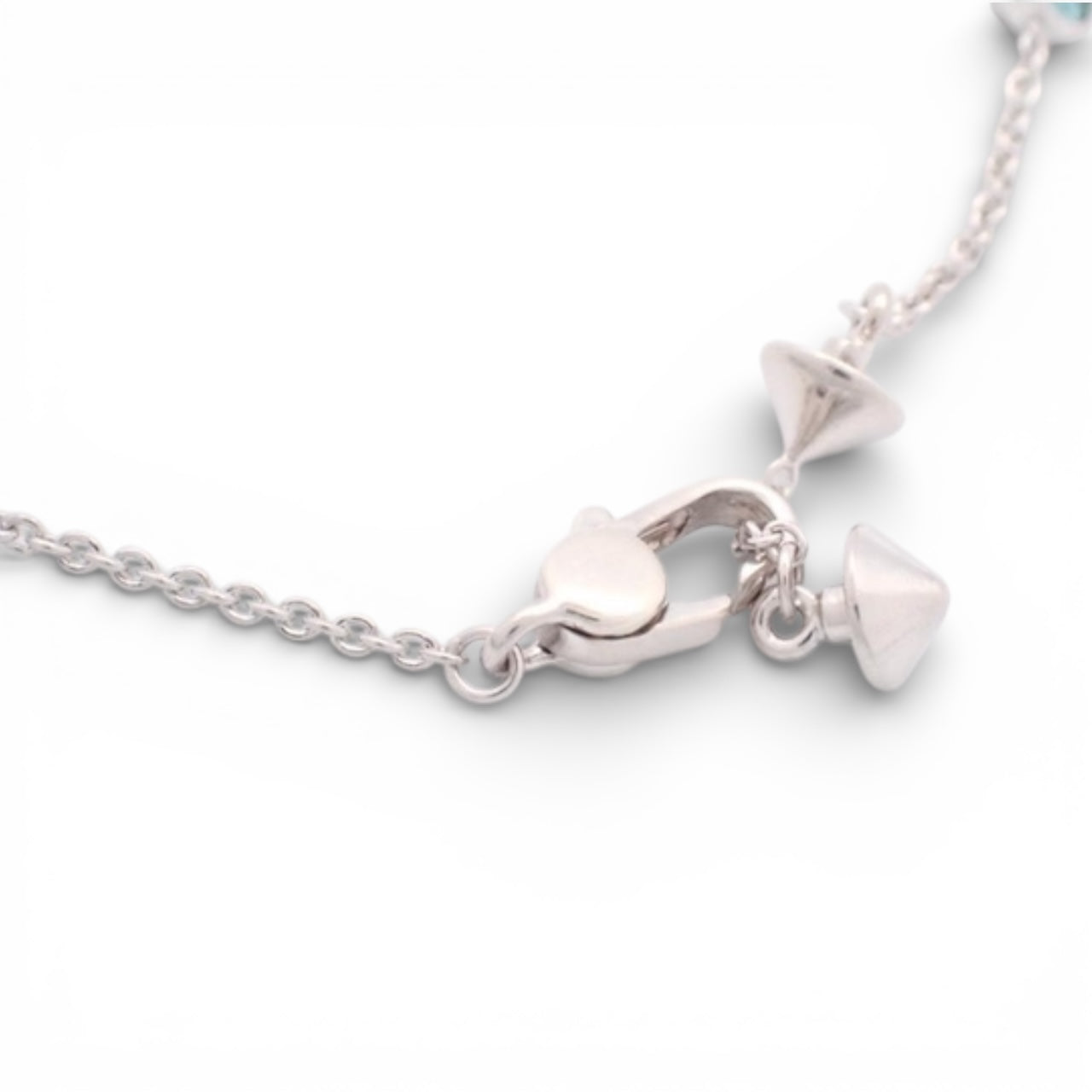 Gucci Heart Bracelet with Blue Stones