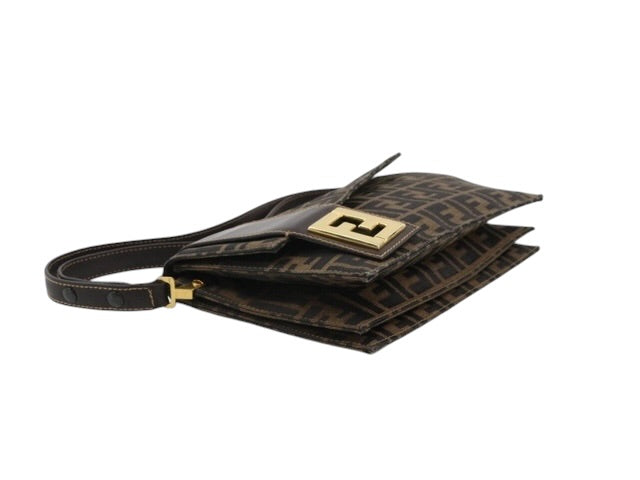 Fendi Zucca Canvas Shoulder/cross body Bag (Vintage FF Monogram)