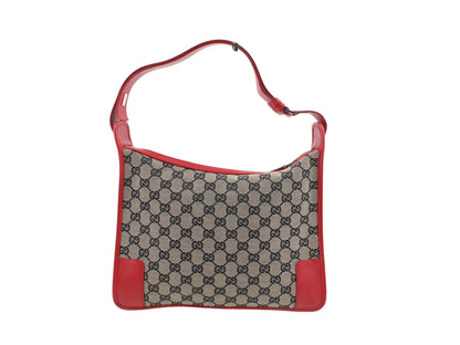 Gucci GG Canvas & Leather Shoulder Bag (001 4205)