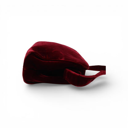 Prada Red Velour Velvet Shoulder Bag