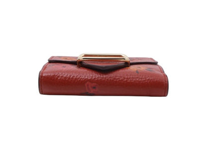 Coach Floral Buckle Leather Wallet
