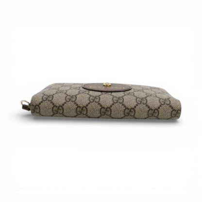 Gucci GG Supreme Zip Long Wallet