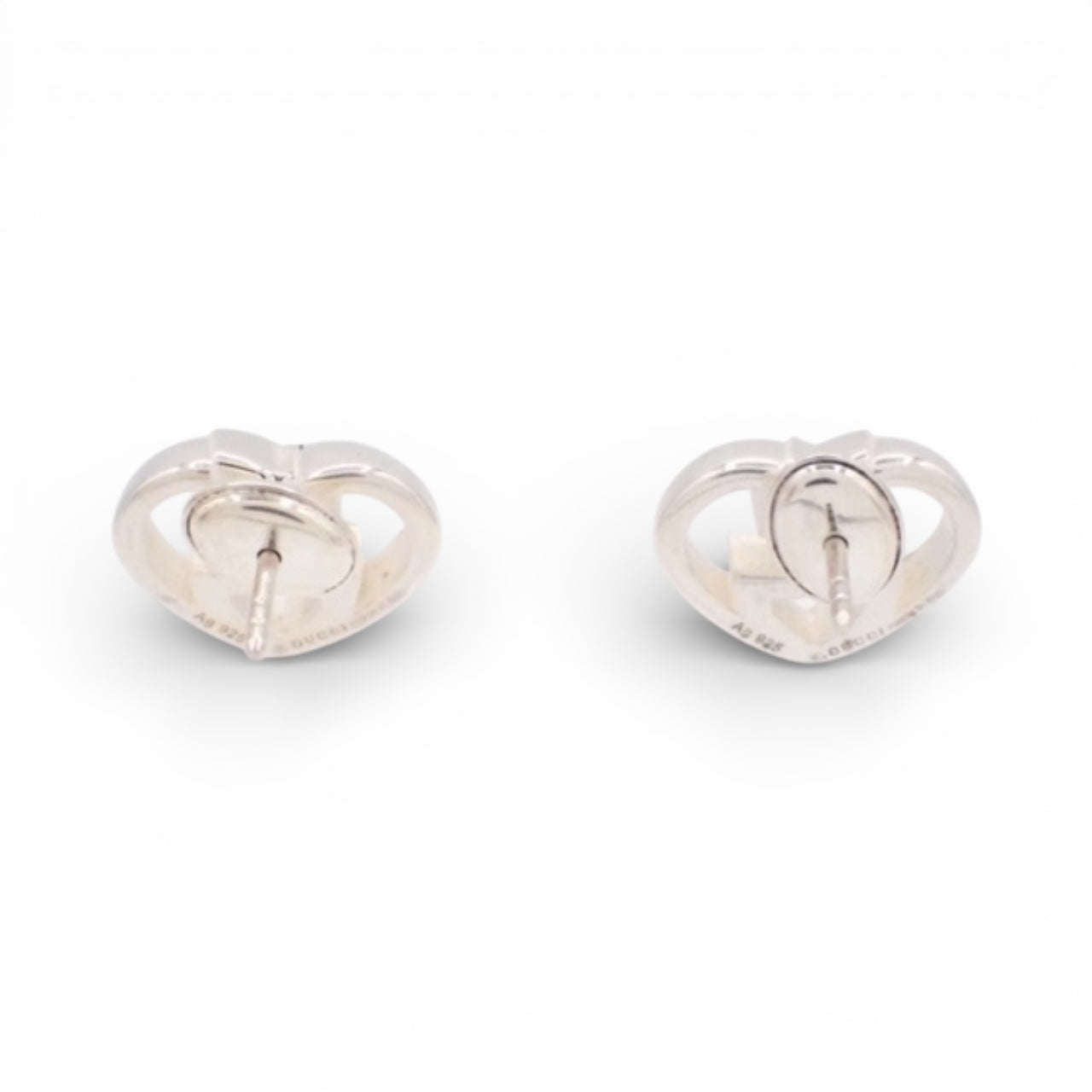 Gucci Interlocking G Heart Earrings