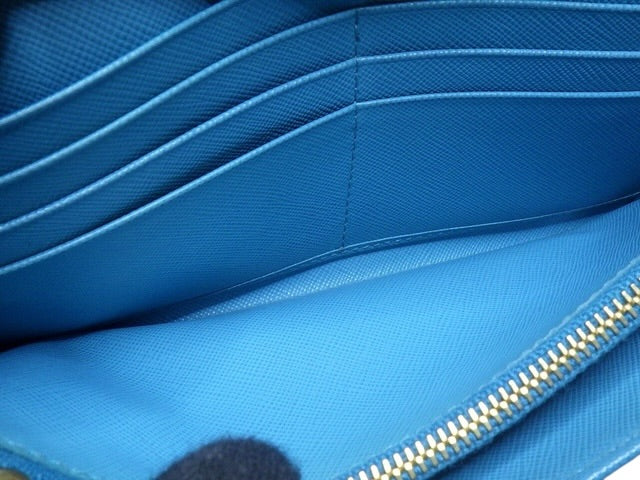 Prada Saffiano Leather Chain Bag – Turquoise