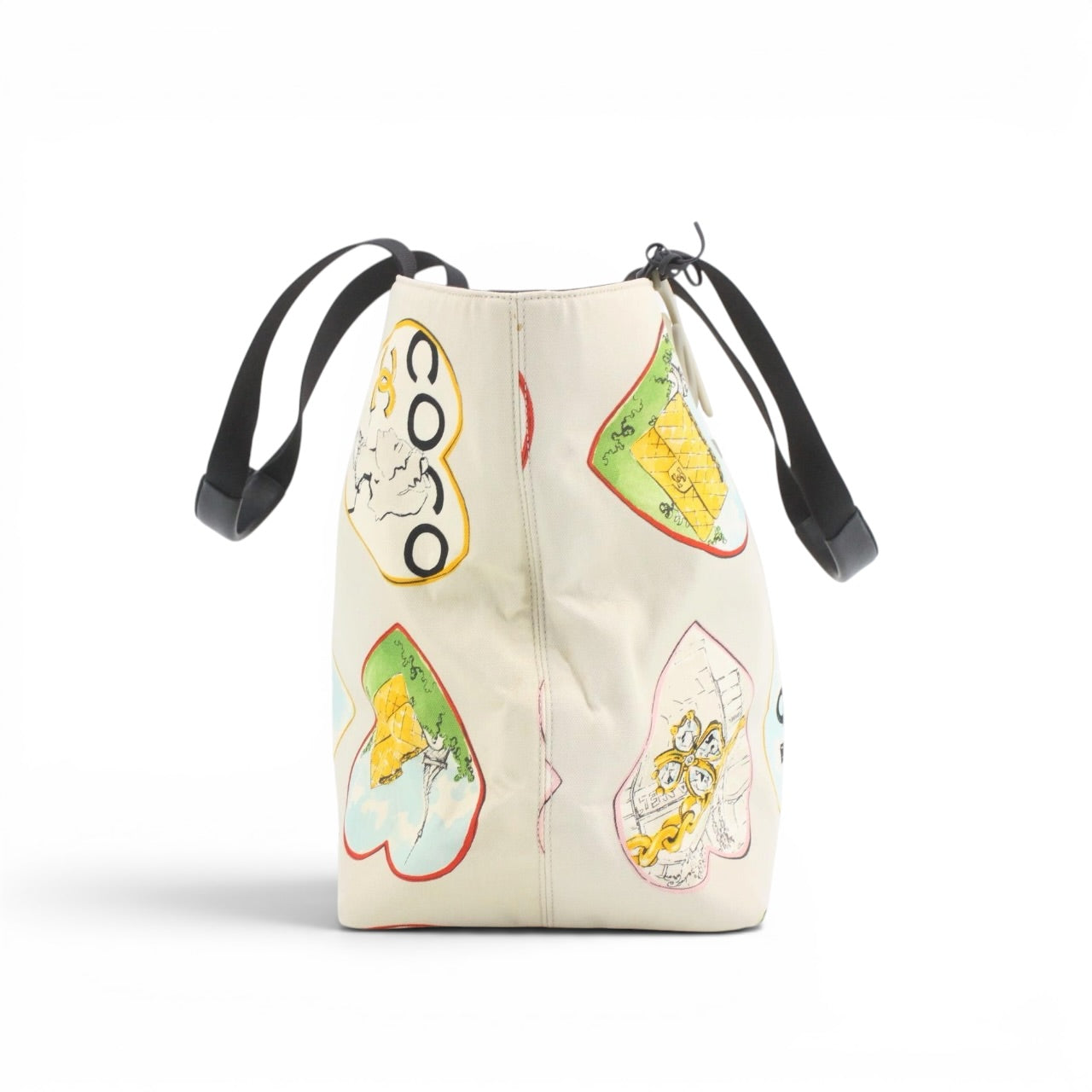 CHANEL Valentine’s Limited Edition Canvas Leather Tote