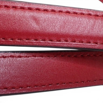 COACH Signature Tote with Red Handles