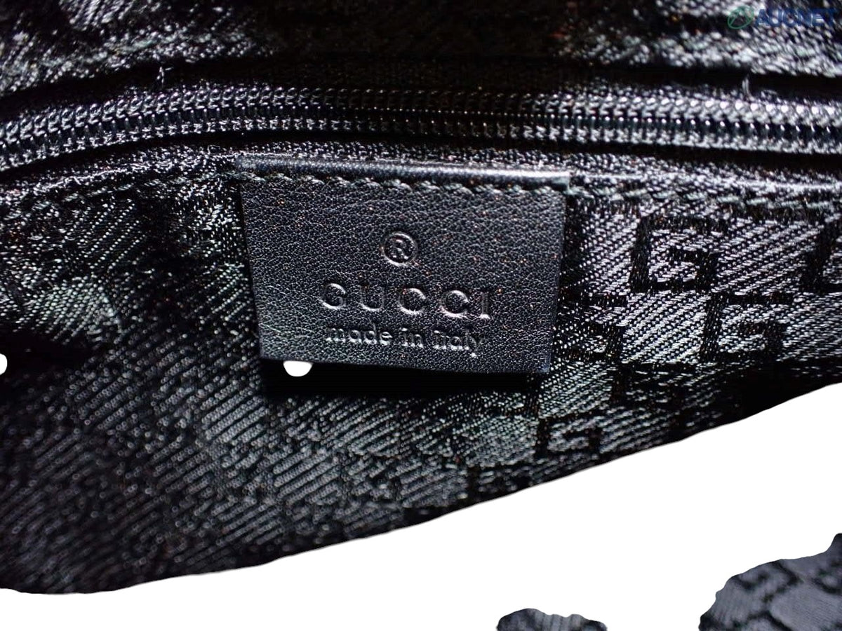 Gucci Tom Ford Era Jackie Matelassé Black Leather Chain Shoulder Bag