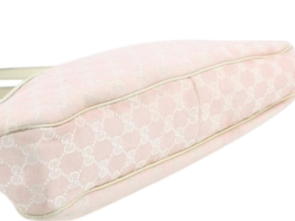 GUCCI PINK MONOGRAM SHOULDER BAG