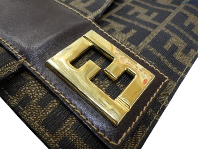 Fendi Zucca Canvas Shoulder/cross body Bag (Vintage FF Monogram)