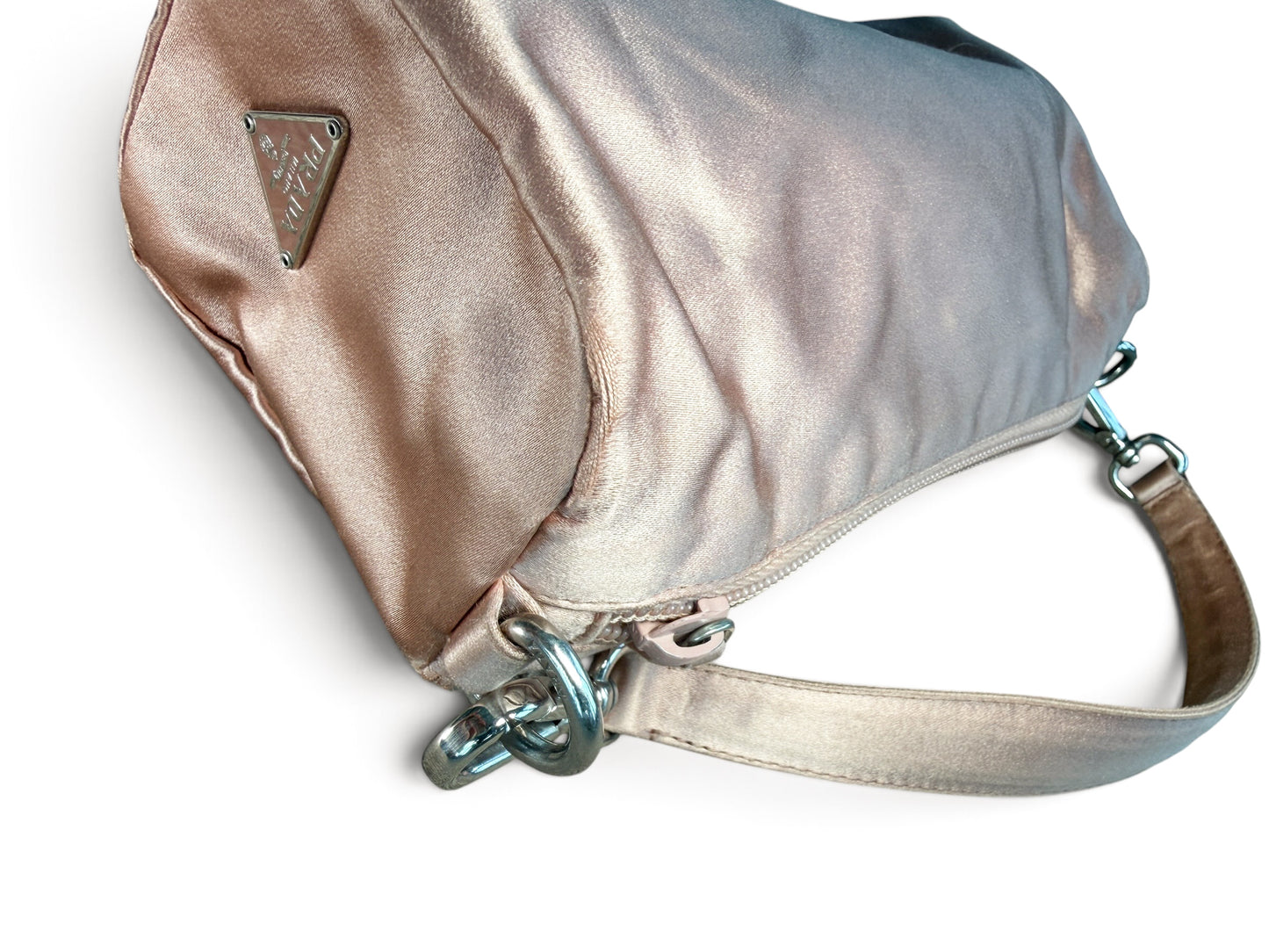 PRADA GOLD SATIN MINI BAG