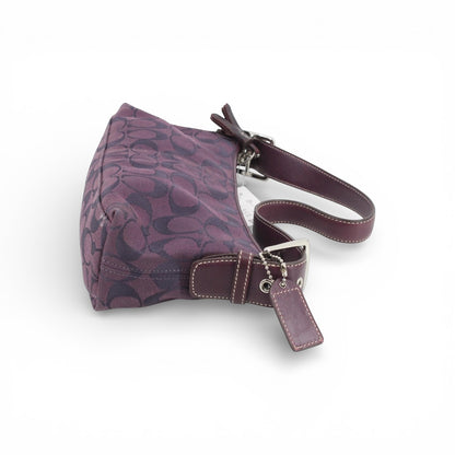 Coach Signature Shoulder Bag – Plum