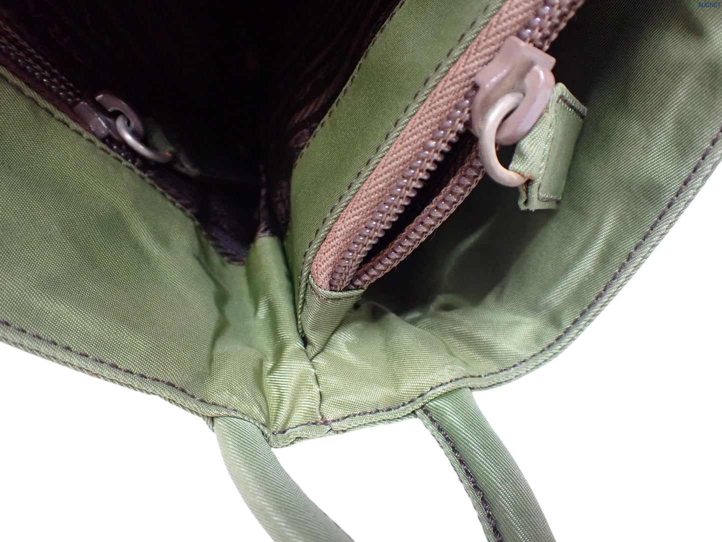 PRADA TESSUTO NYLON TOTE – KHAKI