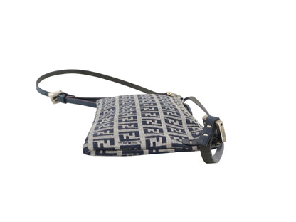 Fendi Zucca Canvas Mini Shoulder Bag – Navy