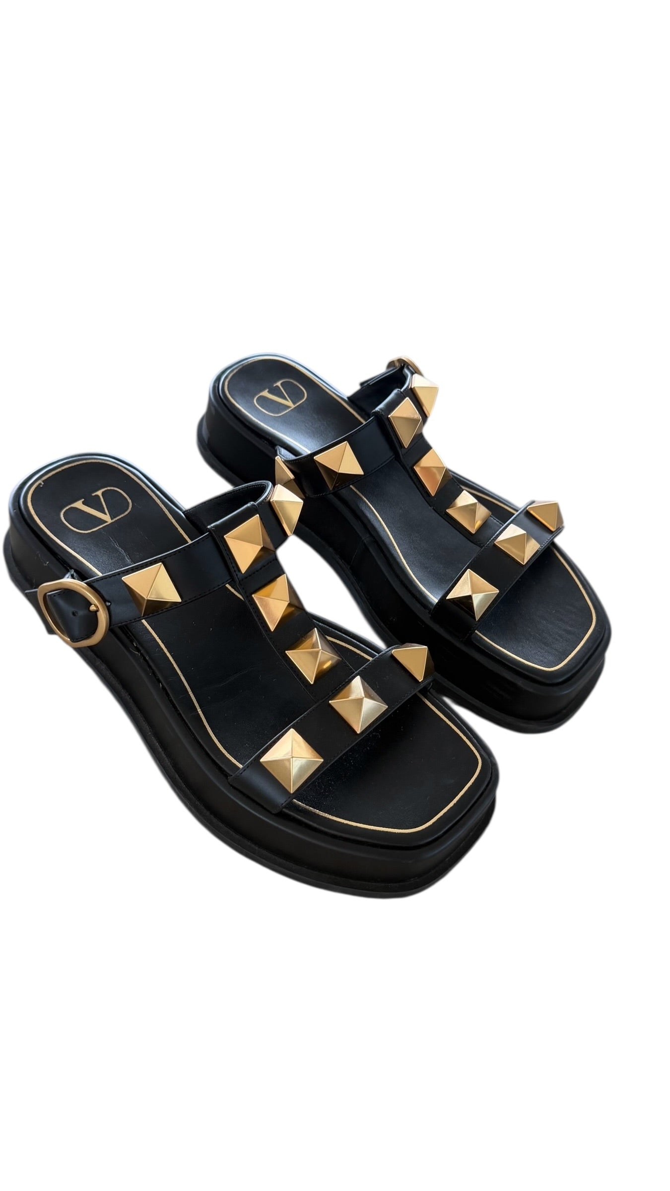 VALENTINO GARAVANI ROMAN STUD SANDALS