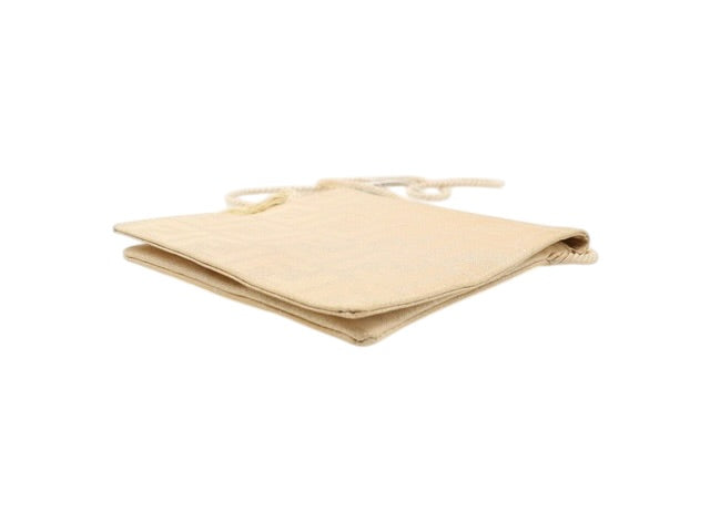 Fendi Zucca Tassel Crossbody Bag – Champagne Gold