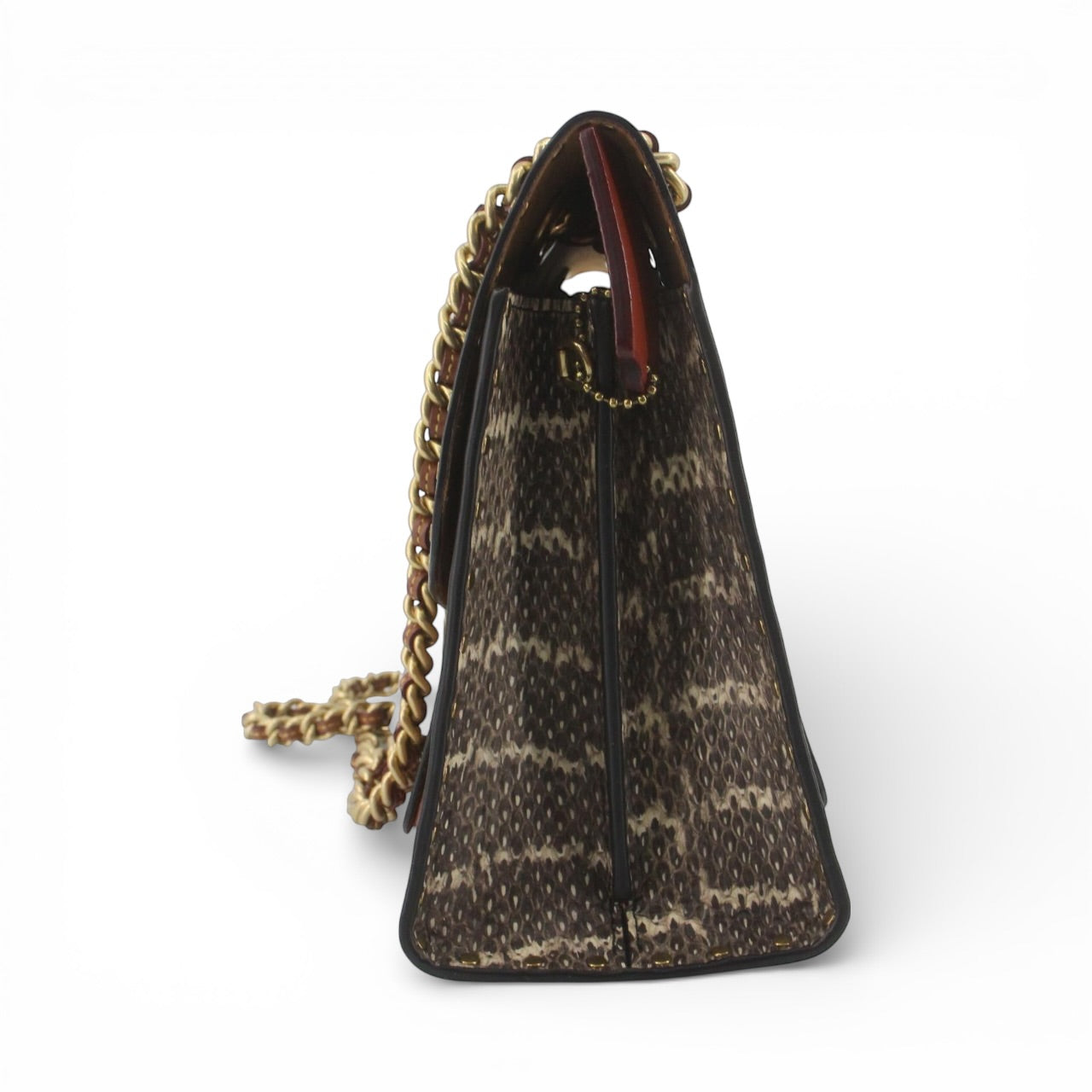Coach Parker Chain Bag – Black & Tan