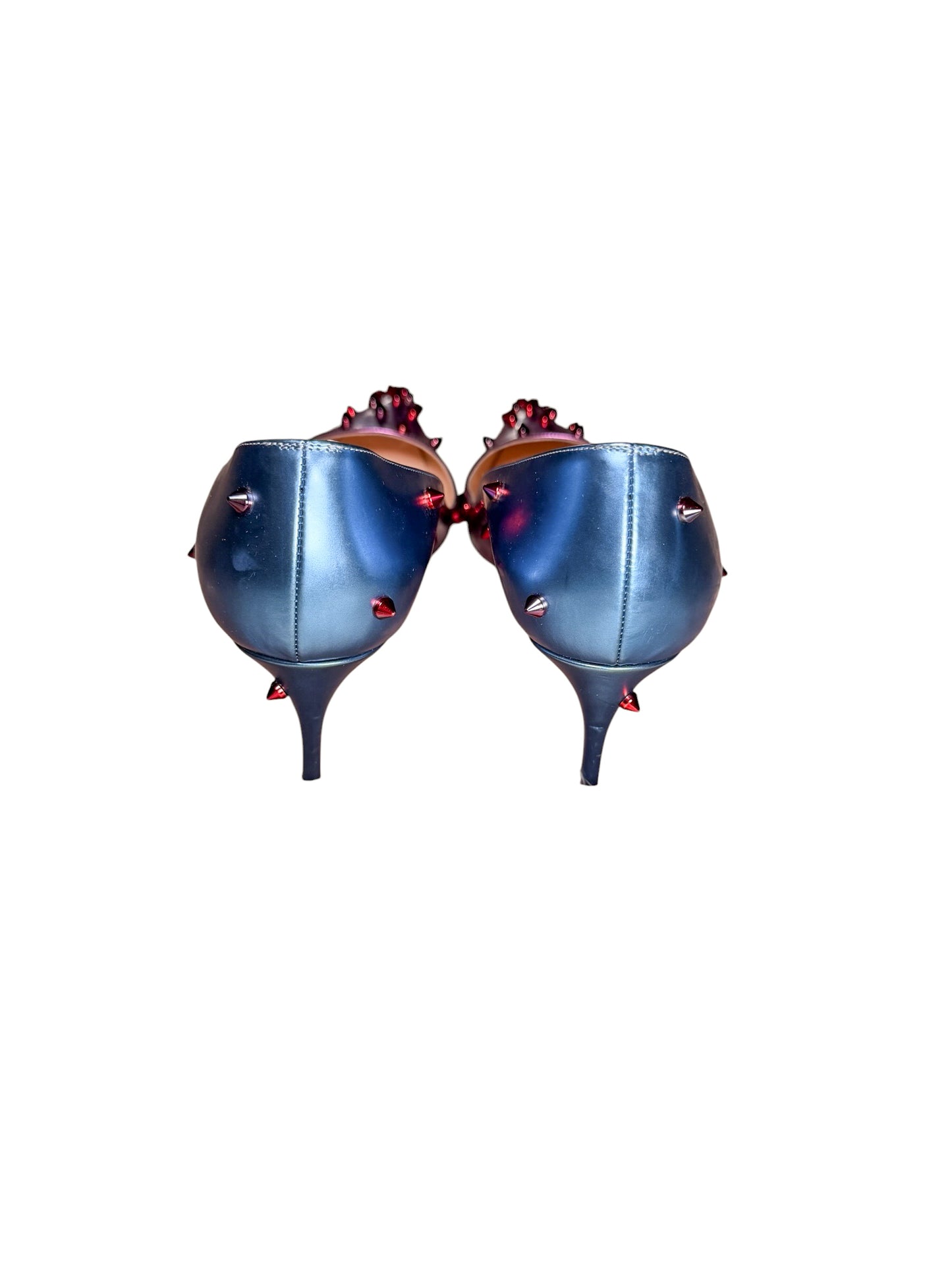 Christian Louboutin Spike Pumps – Blue/Purple Gradient size 38