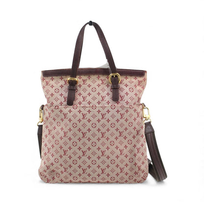 Louis Vuitton Monogram Mini Lin Tote / Crossbody – Rouge (Red Jacquard)