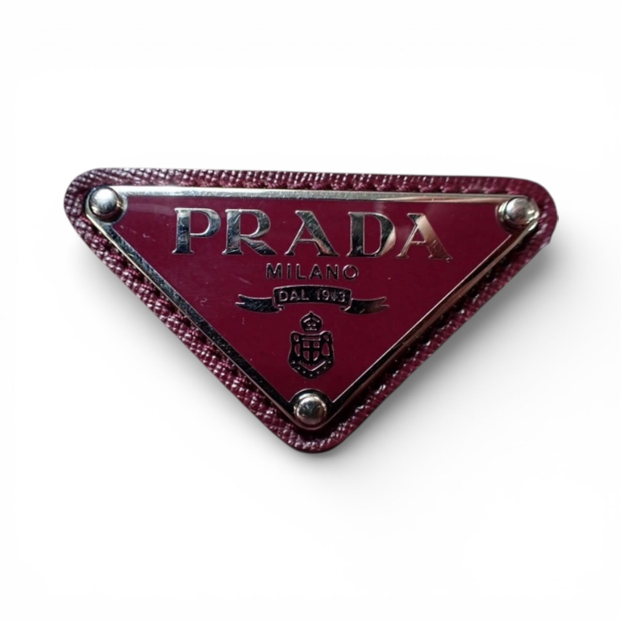 Prada Burgundy Nylon Tote