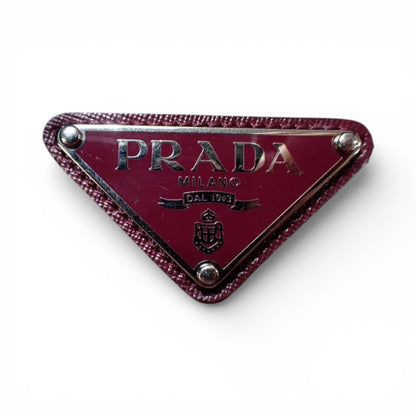 Prada Burgundy Nylon Tote