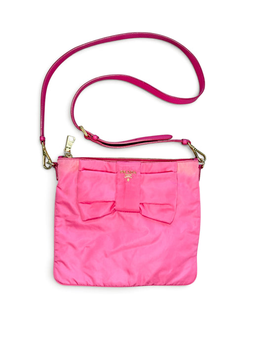 Prada Pink Bow Crossbody Bag