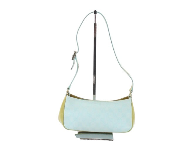 Gucci GG Canvas Mini Shoulder Bag – Blue & Lime