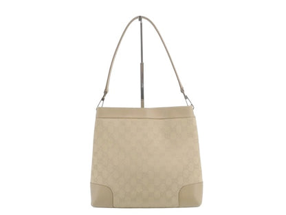 Gucci GG Canvas Shoulder Bag – Beige