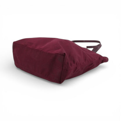 Prada Burgundy Nylon Tote