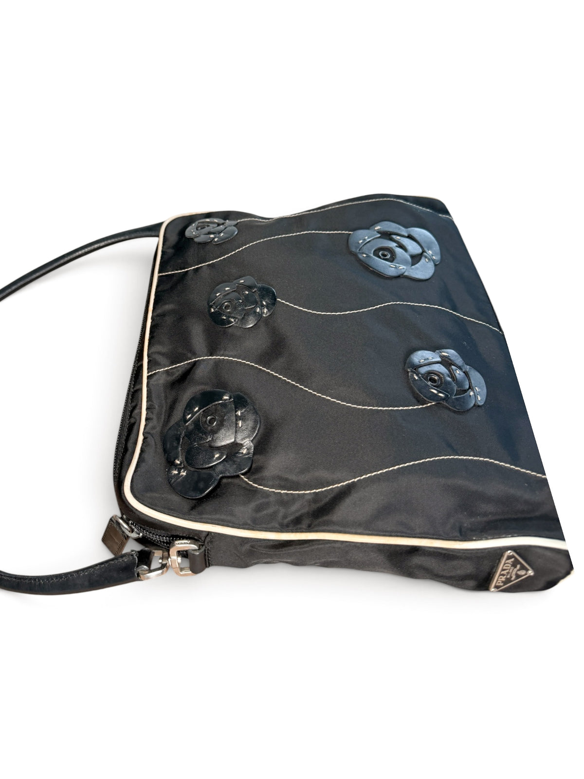 Prada Archive Flower Shoulder Bag