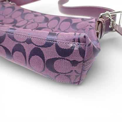 Coach Signature Shoulder Bag – Plum