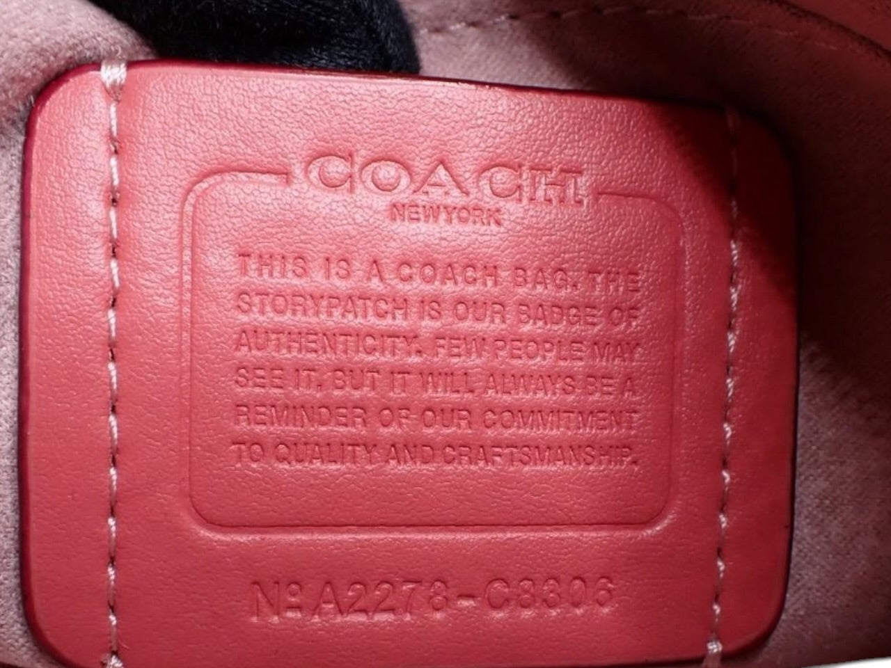 Vintage Coach Signature Swinger Bag – Pink