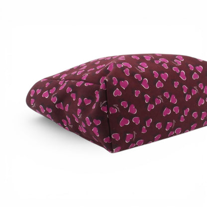Gucci Heart Print Tote – Burgundy