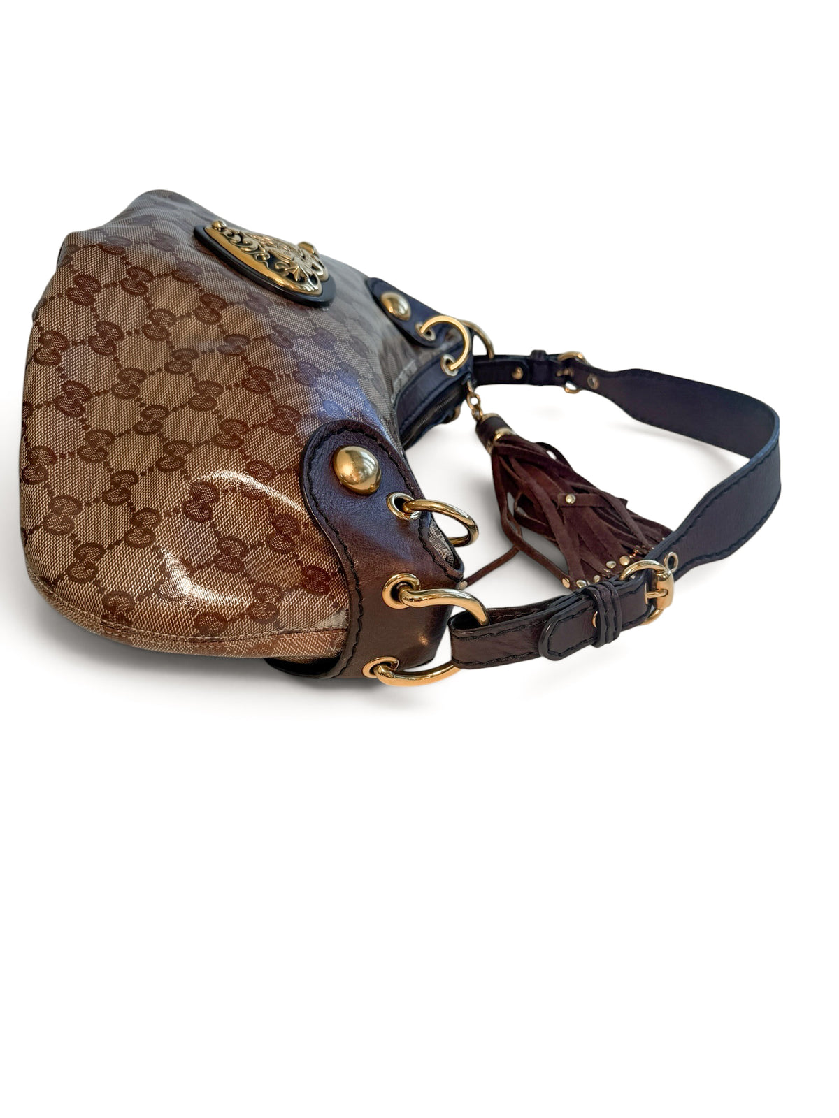 Gucci GG Crystal Heart Shoulder Bag