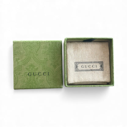 GUCCI Interlocking G Sterling Silver Bracelet