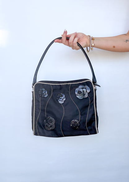 Prada Archive Flower Shoulder Bag